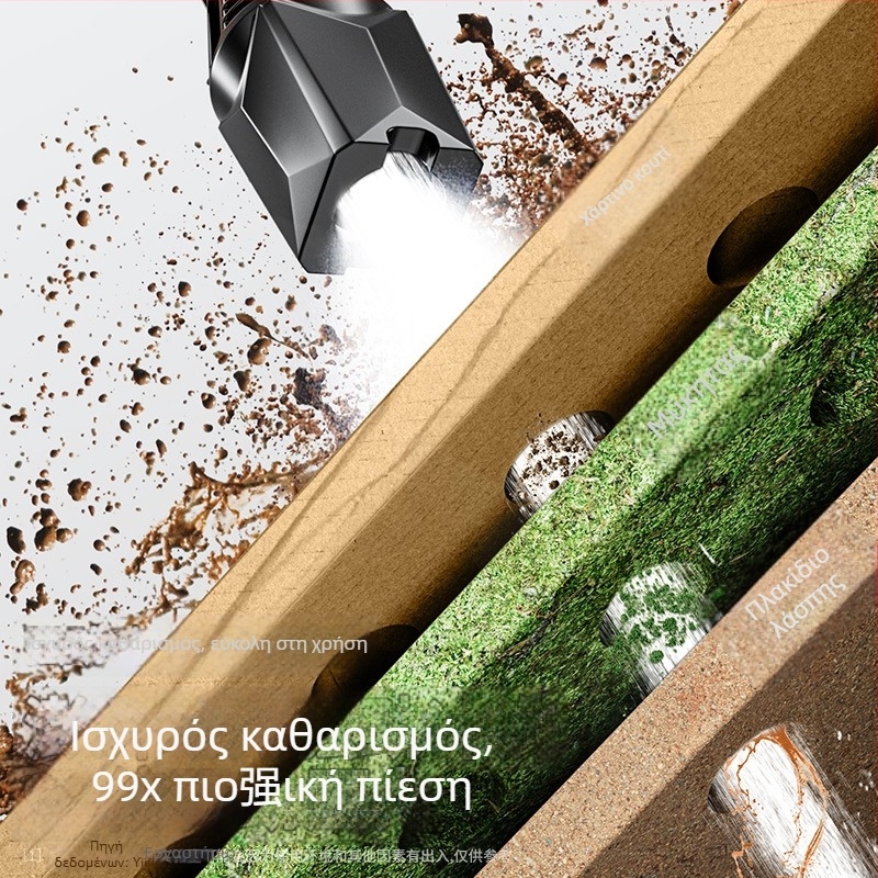 Ασύρματο πλυστικό αυτοκινήτων με υψηλής πίεσης νερού, μπαταρία λιθίου 25V, ηλεκτρικός ενισχυτής ψεκασμού