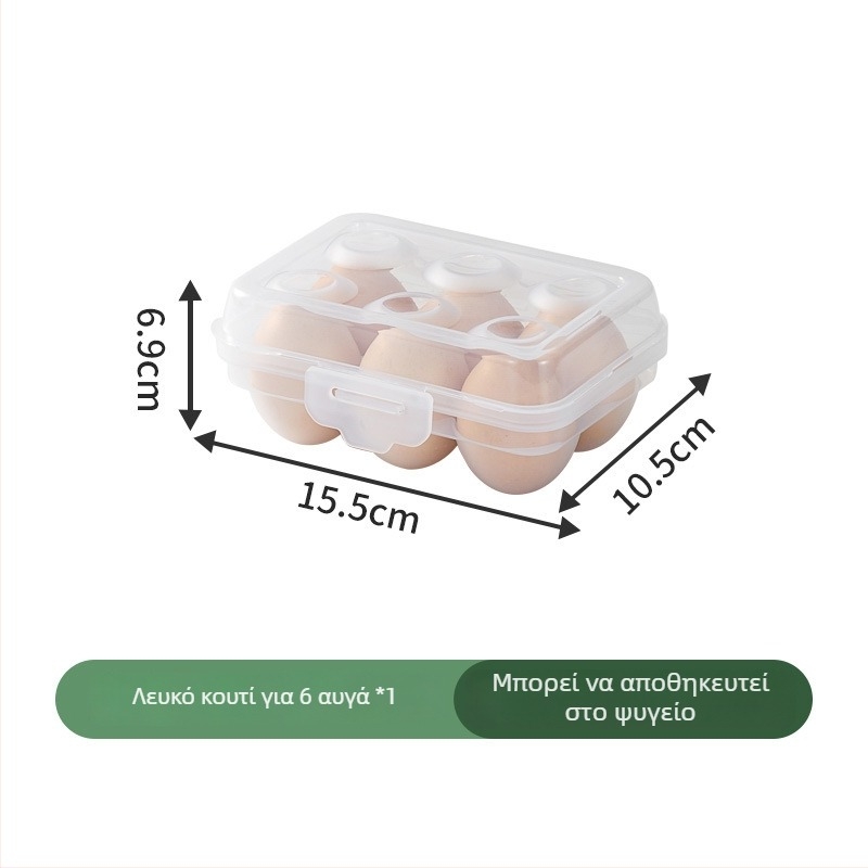 Κουτί αποθήκευσης αυγών για υπαίθριο κάμπινγκ με συρόμενο συρτάρι – φορητό, διατήρηση φρεσκάδας, σφράγιση, πλαστικό τροφίμων