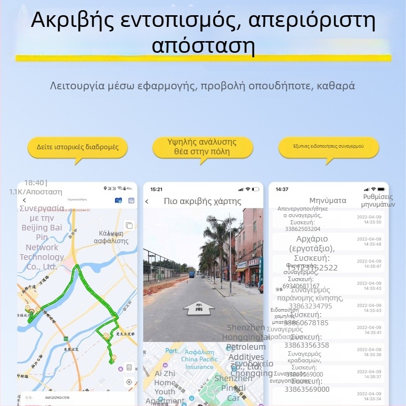 GPS εντοπιστής οχήματος με προστασία από απώλεια και κλοπή, ακρίβεια εντοπισμού 1 μ., μοντέλο F35d, μπαταρία λιθοπολυμερή