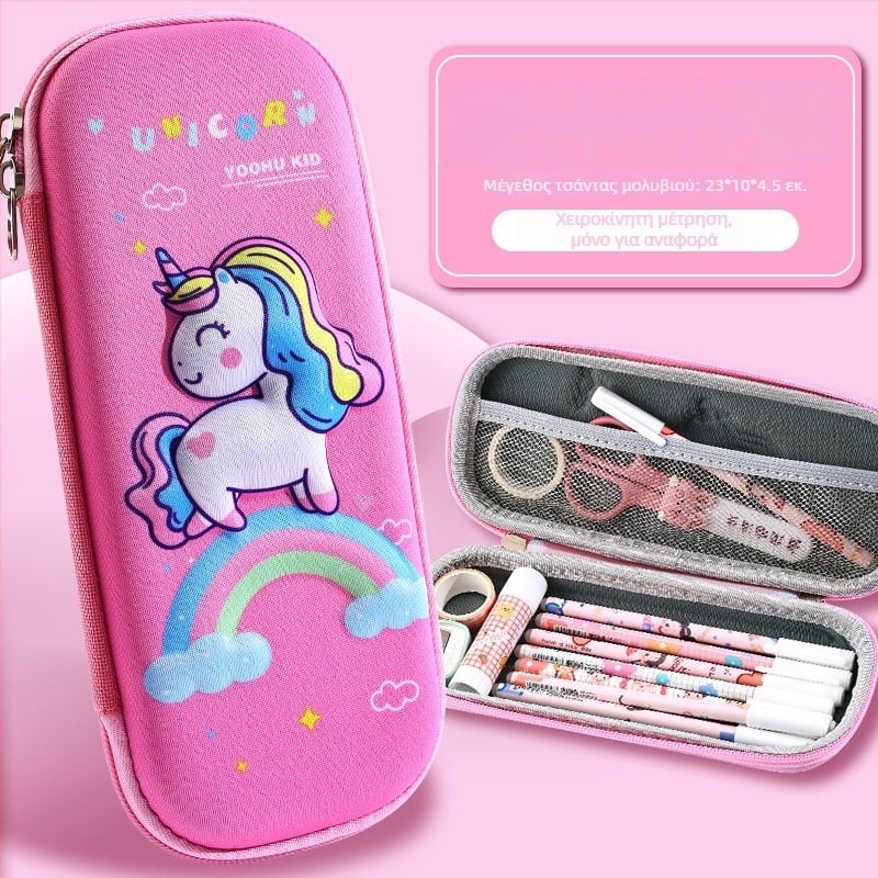 Θήκη μολυβιών με μεγάλη χωρητικότητα, 3D cartoon EVA, θεμα αστροναύτης, μοντέλο D-238, 100 g, δυνατότητα εκτύπωσης λογότυπου