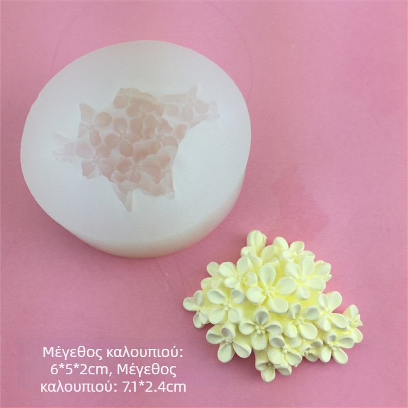 Καλούπι σιλικόνης για σοκολάτα με μοτίβα plum blossom, peach blossom, osmanthus και λεβάντα για το ψήσιμο