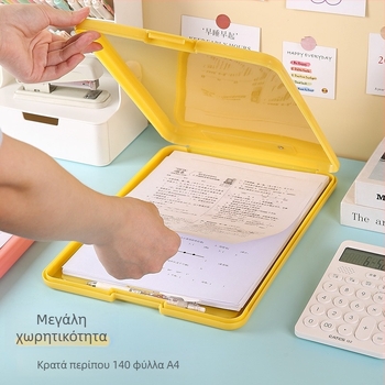 Πλαστικό κουτί αρχείων με κλιπ, Α4 αποθήκευση – PP οργανωτής, μοντέλο 3723, πάχος 3 mm, πίσω πλάτος 30 mm, δυνατότητα εκτύπωσης λογοτύπου