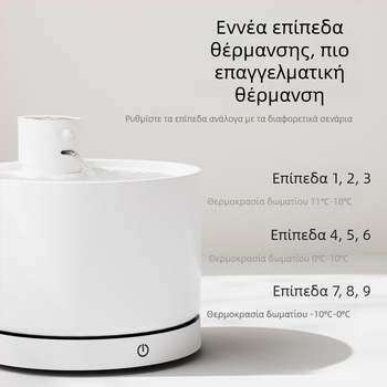 Κεραμικός ποτιστήρας νερού για κατοικίδια με θέρμανση σταθερής θερμοκρασίας το χειμώνα και κυκλοφορούμενο φιλτράρισμα. Κατάλληλο για γάτες και σκύλους. Μοντέλο LE-CF-01