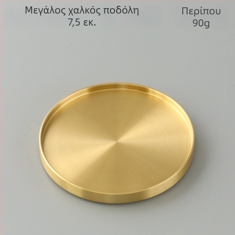 Χαλκινή επιφάνεια τσαγιού για τελετή Kung Fu – Θερμομονωτικό υπόστρωμα σε κινέζικο ζεν στυλ για φλυτζάνια τσαγιού