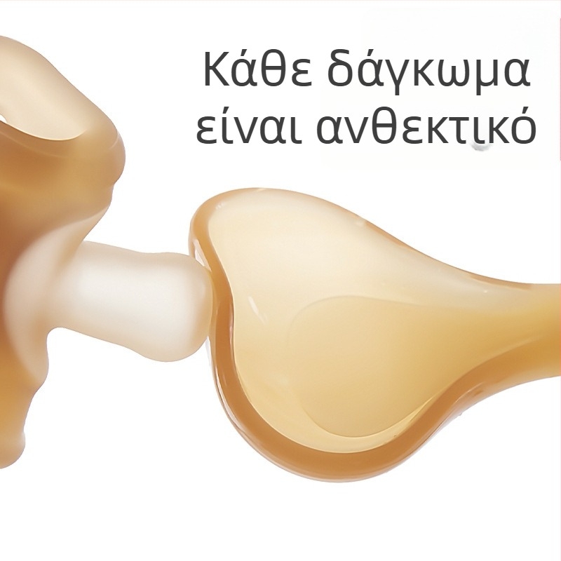 Παιδικό κουταλάκι σιλικόνης για σίτιση - μαλακό για εκπαίδευση, πλήρης σιλικόνη, απλό στυλ, με θήκη αποθήκευσης