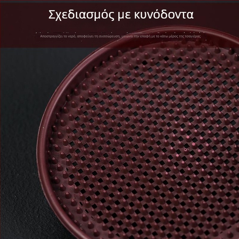 Θήκη για τσαγιέρα και σουβέρ – αντιολισθητικό, θερμομονωτικό μαξιλαράκι, δίσκος τσαγιού, Νέος Κινέζικος Στυλ, Πλαστικό