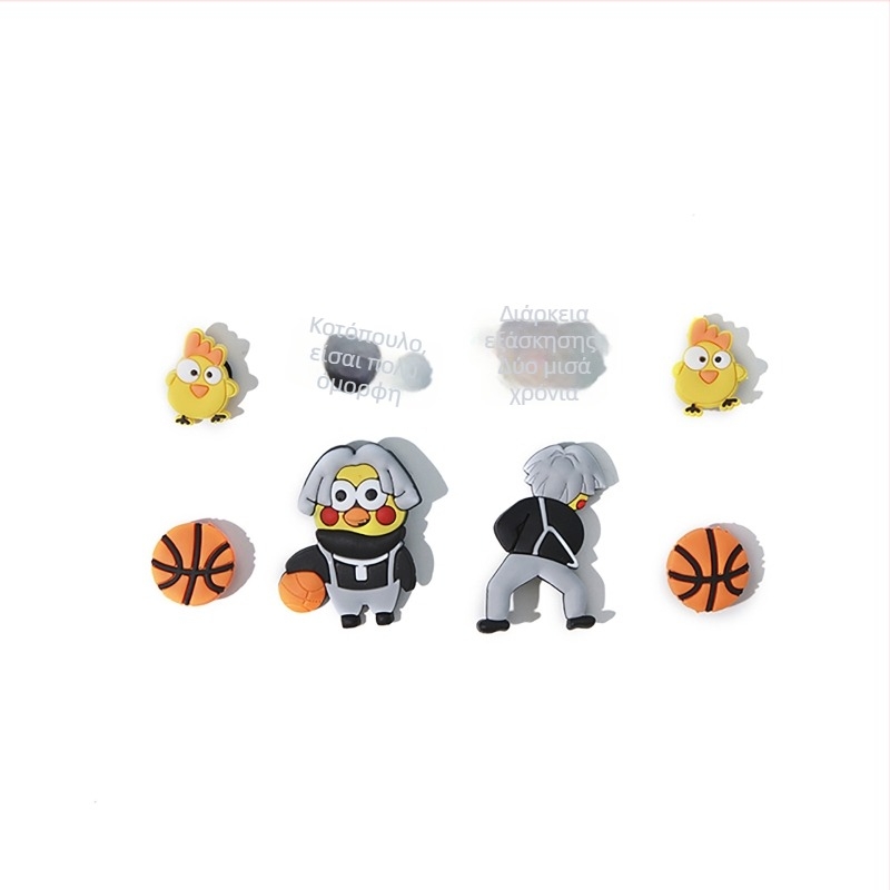 Αποσπώμενο διακοσμητικό εξάρτημα για παπούτσια τύπου Crocs – σχέδιο με λουλούδι και ζευγάρι καρτούν, Curry Beggar, κατάλληλο για casual παπούτσια και παντόφλες, όλες οι εποχές