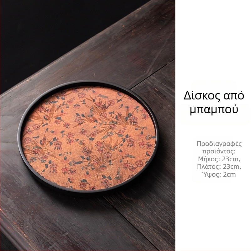 Απορροφητικό υπόστρωμα για φλιτζάνια τσαγιού με γρήγορο στέγνωμα – Νέο κινεζικό στυλ, ελαφριά πολυτελής αξεσουάρ τελετής τσαγιού, θερμομονωτικός δίσκος