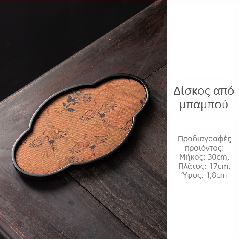 Απορροφητικό υπόστρωμα για φλιτζάνια τσαγιού με γρήγορο στέγνωμα – Νέο κινεζικό στυλ, ελαφριά πολυτελής αξεσουάρ τελετής τσαγιού, θερμομονωτικός δίσκος