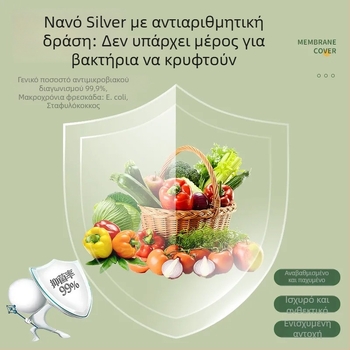 Σετ κάλυψης φρεσκάδας με ελαστομερή σφράγιση και PE προστατευτικό κάλυμμα σκόνης, μιας χρήσης σακούλες (12+ τεμ; 80 τεμάχια; 200 g; 3 έτη; πολυχρηστικό)