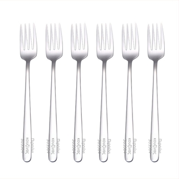 Πιρούνι φρούτων, 304 ανοξείδωτος χάλυβας, Δυτικό στυλ, καθρέπτιστη επιφάνεια, μάρκα Cugf/Chef Guifei