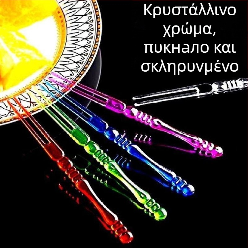 Πλαστικό πιρούνι φρούτων – Five Excellent Families, Νέο κινεζικό στυλ