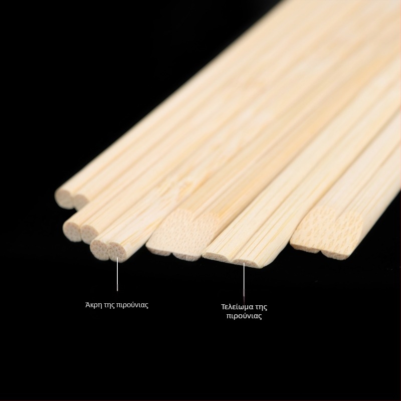 Μίας χρήσης μπαμπού ξυλάκια φαγητού Weishan με εκτυπωμένο λογότυπο, προσαρμοσμένη επεξεργασία, βιοδιασπώμενα, ιδανικά για συσκευασία κινεζικής κουζίνας