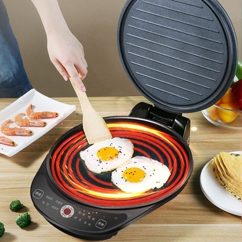 Ηλεκτρικό τηγάνι πανκέικ MC-JK30Easy103 — Διπλής όψεως θέρμανση, αναρτώμενη θερμαντική πλάκα, 1200W, μηχανικός έλεγχος