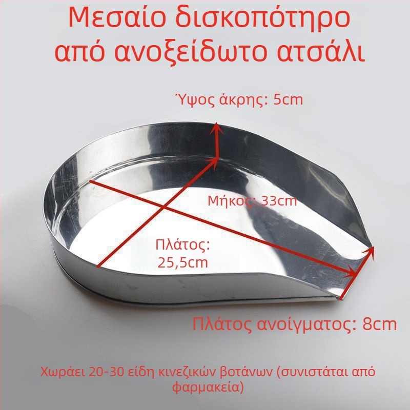 Πλαστικός δίσκος διανομής για παραδοσιακή κινεζική ιατρική, μερίδες φαρμάκων, τσάι και τρόφιμα