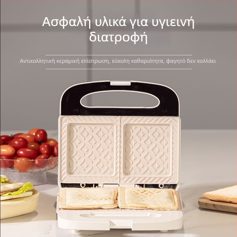 PROKUDENT Διπλής πλάκας μηχανή για σάντουιτς και πρωινό – 700W, Μηχανικός Έλεγχος, Θέρμανση με Σωλήνα, Μοντέλο DM-1620