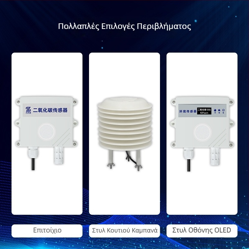 CO2 εκπομπός RS485 για θερμοκήπια — αισθητήρας υψηλής ακρίβειας