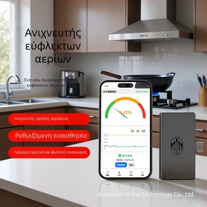 Ανιχνευτής αερίων M8b – Μεθάνιο, 1–5000 ppm, ακρίβεια 1 ppm, Type-C τροφοδοσία (5V)