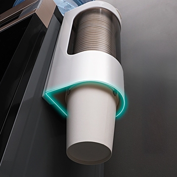 Πλαστικό ράφι ποτηριών με βεντούζα – οικιακή θήκη και αποθήκευση ποτηριών (Πλαστικό, Βεντούζα, Δημιουργικό στυλ, Οικιακή χρήση)