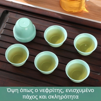 Σετ φλιτζανιών Gongfu τσαγιού, από φλοιό ρυζιού, βιοδιασπώμενο, μορφή φλιτζανιού, 40 τεμ. σε συσκευασία, καταγωγή: Κίνα