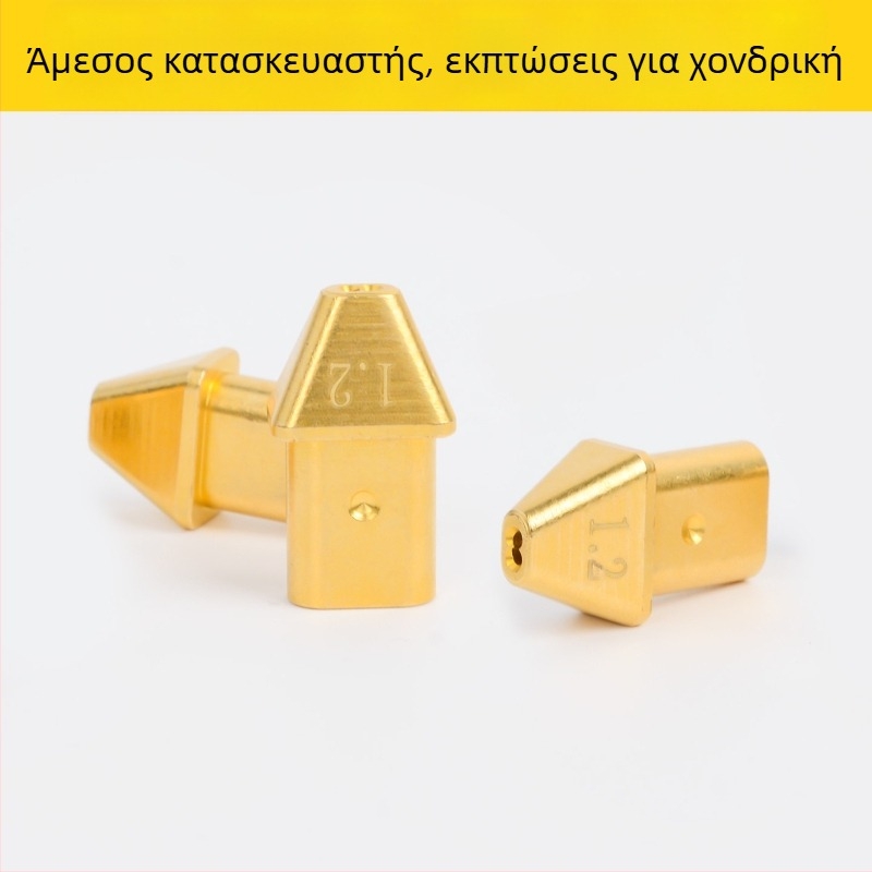 Ακροφύσιο οδηγού λέιζερ για σύρμα, για χειροκίνητη συγκόλληση με λέιζερ, διπλή τροφοδοσία σύρματος, 120W, μοντέλο 50875B, αξεσουάρ θύρας εξόδου σύρματος 76C