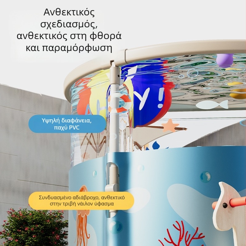 Παιδικό αναδιπλούμενο μπανάκι PVC – για μπάνιο, αναδιπλούμενος σχεδιασμός, Yi ling