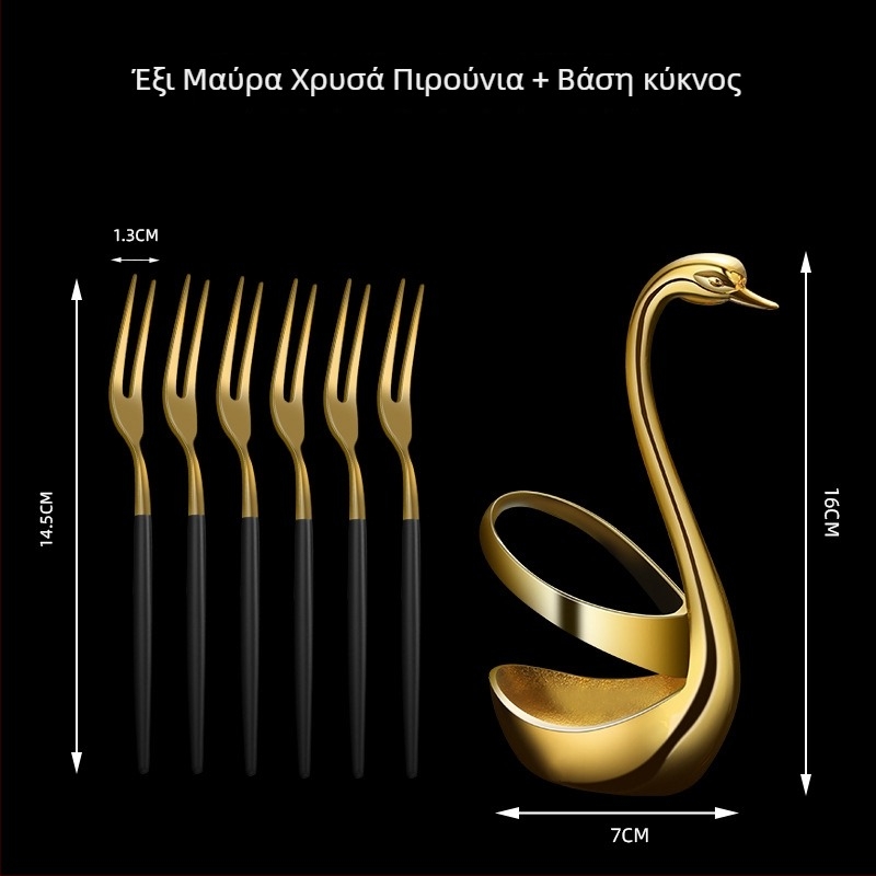 Πιρούνι φρούτων από 304 ανοξείδωτο χάλυβα • σύγχρονο απλό στυλ • φινίρισμα καθρέφτη • μάρκα Cugf/chef guifei