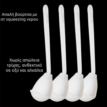 Ανθεκτική πλαστική βούρτσα τουαλέτας για μπάνιο