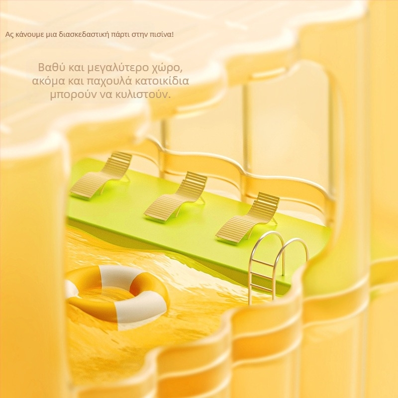 Kano τουαλέτα για χαμστερ και μπανιέρα άμμου διπλής χρήσης, PS υλικό