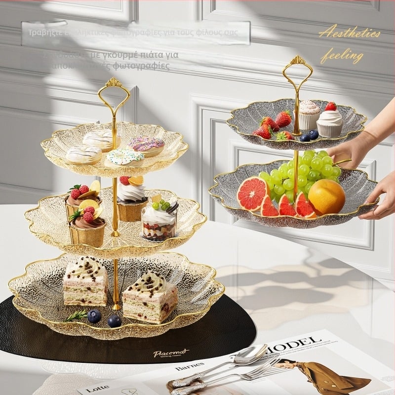 Διπλού επιπέδου δίσκος φρούτων, πλαστικό, μοντέρνος μινιμαλισμός, μονόχρωτο σχέδιο, κυκλοφορία φθινόπωρο 2025