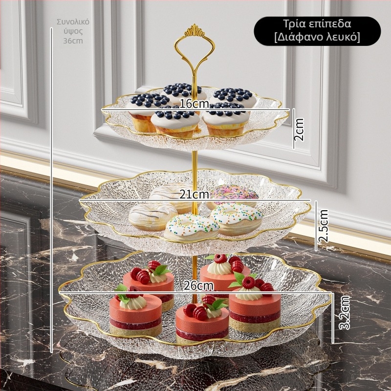 Διπλού επιπέδου δίσκος φρούτων, πλαστικό, μοντέρνος μινιμαλισμός, μονόχρωτο σχέδιο, κυκλοφορία φθινόπωρο 2025