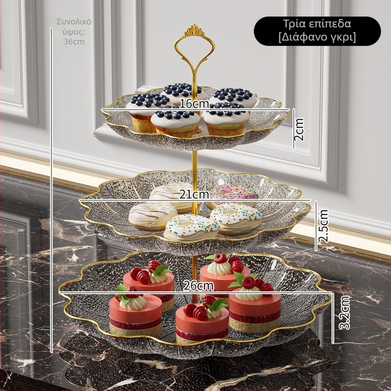 Διπλού επιπέδου δίσκος φρούτων, πλαστικό, μοντέρνος μινιμαλισμός, μονόχρωτο σχέδιο, κυκλοφορία φθινόπωρο 2025