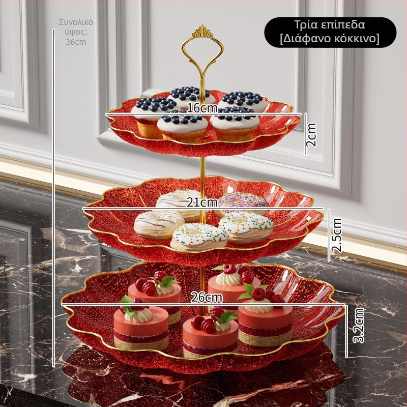 Διπλού επιπέδου δίσκος φρούτων, πλαστικό, μοντέρνος μινιμαλισμός, μονόχρωτο σχέδιο, κυκλοφορία φθινόπωρο 2025