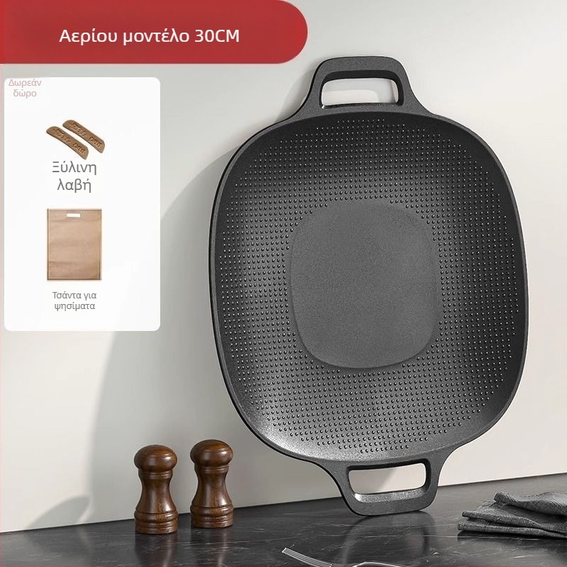 Τηγάνι γκριλ για εξωτερικό κάμπινγκ – Κορεατικό BBQ Teppanyaki, κράμα, τετράγωνο σχήμα, συμβατό με επαγωγή, επικάλυψη ηλεκτροφόρησης, αναδιπλούμενο