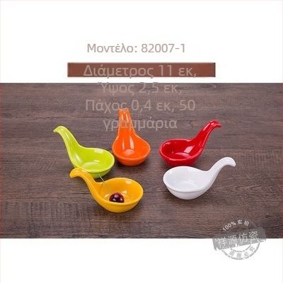 Μελαμινικά είδη τραπεζιού με λαβή - ακανόνιστο σχέδιο κινεζικού στυλ, σετ πιατών για σάλτσα με εκτύπωση λογοτύπου