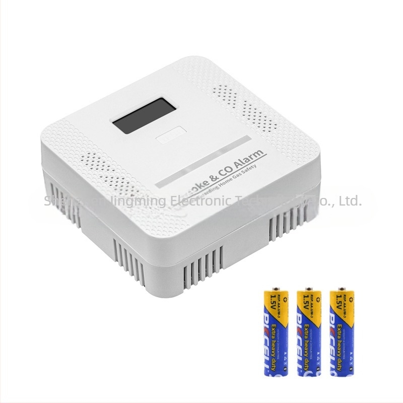 2-σε-1 CO και ανιχνευτής καπνών, ασύρματο, 360° ανίχνευση, εγκατάσταση οροφής, μοντέλο XY-S510COM