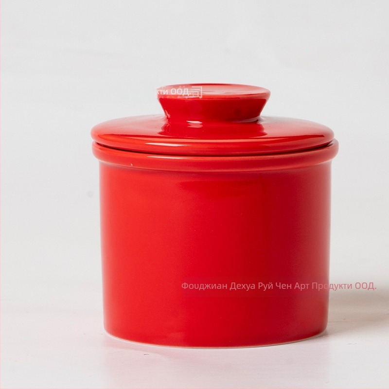 Κεραμικό κουτί βουτύρου με καπάκι, μοντέρνος μινιμαλιστικός σχεδιασμός, δυνατότητα προσαρμογής, υψηλής ποιότητας, μάρκα RZ