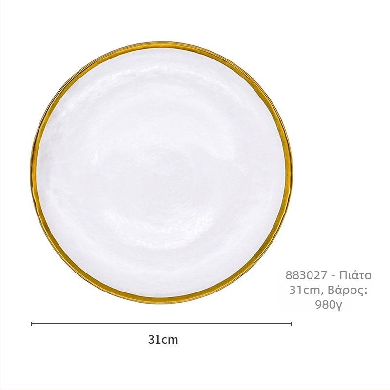 Σετ ειδών τραπεζαρίας από κρύσταλλο γυαλί με χειροποίητο γλάσο (συμβατό με φούρνο μικροκυμάτων; μοντέρνο δυτικό στυλ; 36 τεμάχια)