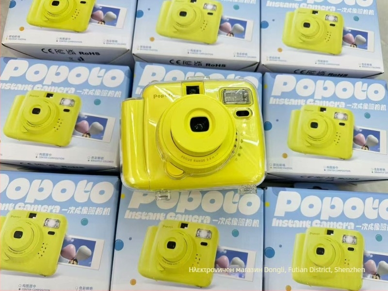 POPOTO MINI Εκτυπωτής φωτογραφιών σε στυλ Polaroid, φορητός — Κυκλοφόρησε το 2024, σώμα από PC, διάρκεια μπαταρίας 3 ωρών, περιλαμβάνει κουτί, οδηγίες, 2 μπαταρίες και κορδόνι μεταφοράς