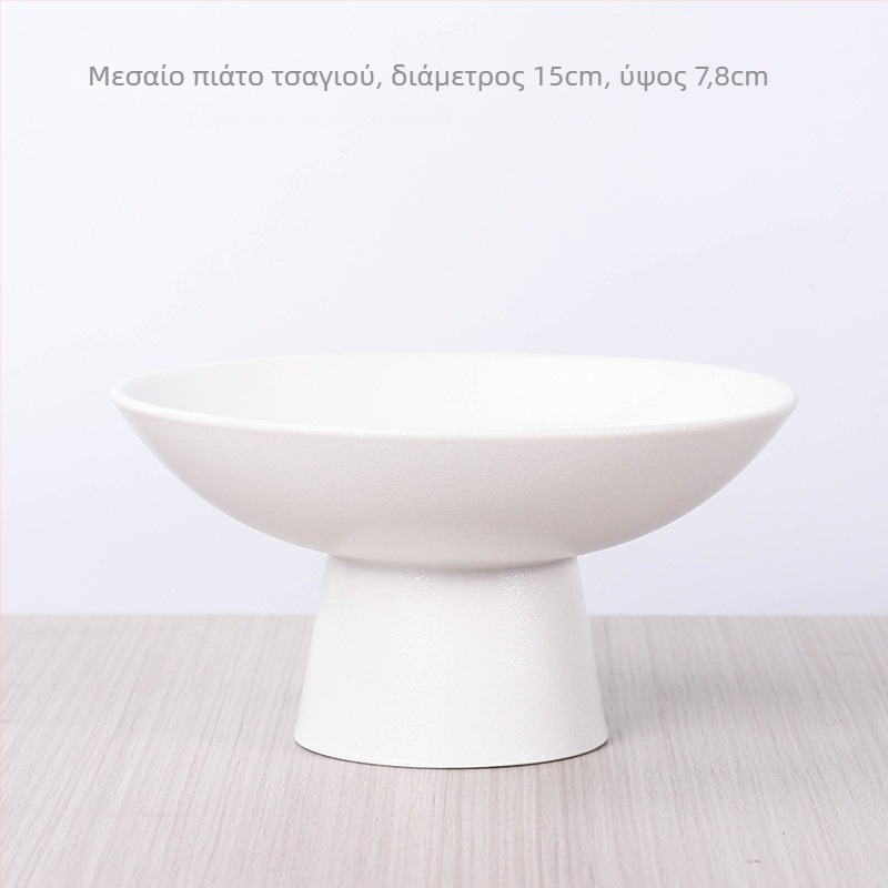 Πορσελάνινη πιατέλα φρούτων, ρετρό στυλ, Cheng Xi, κυκλοφόρησε το 2024