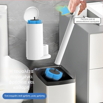 Αποσπώμενο ανταλλακτικό κεφαλής βούρτσας τουαλέτας – υλικό σφουγγαριού, για οικιακές και φοιτητικές τουαλέτες