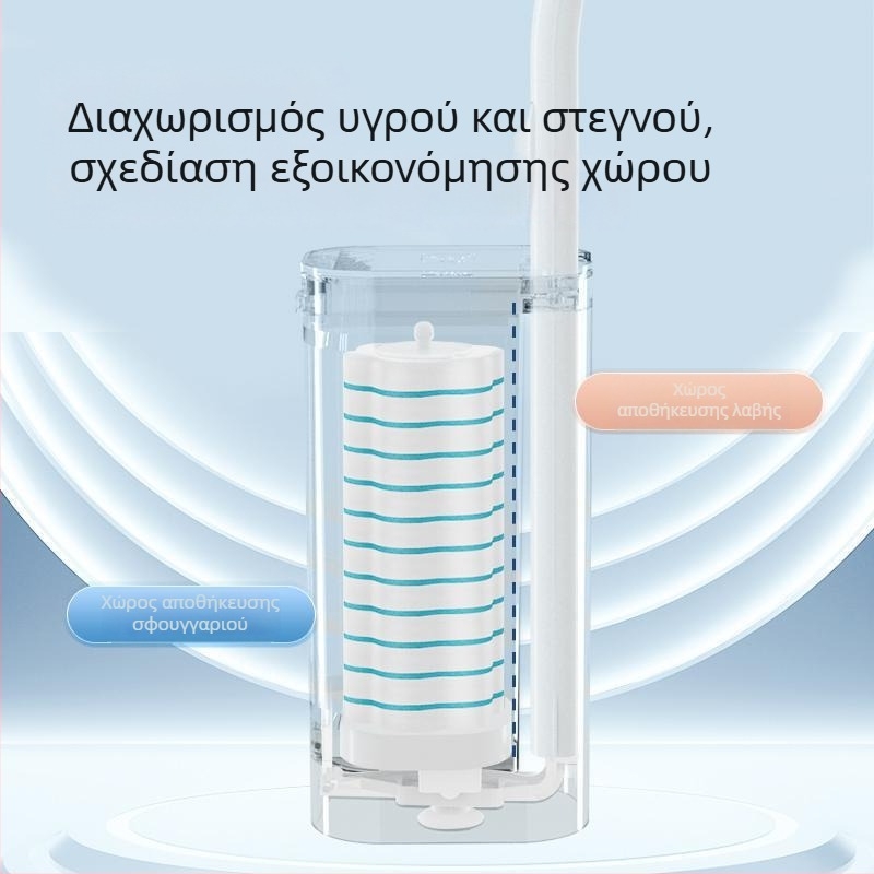 Βούρτσα τουαλέτας μίας χρήσης για οικιακή χρήση, καθαρισμός γωνιών (Πλαστικές τρίχες)