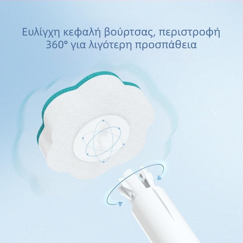 Βούρτσα τουαλέτας μίας χρήσης για οικιακή χρήση, καθαρισμός γωνιών (Πλαστικές τρίχες)