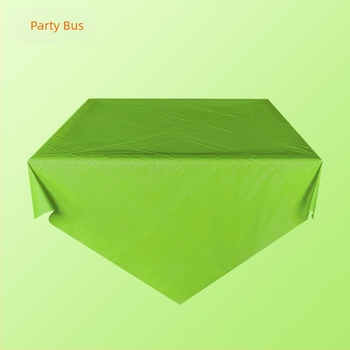 Τραπεζομάντιλο μίας χρήσης από PE πλαστικό, ορθογώνιο, 30 μm, μοτίβο μονόχρωμο, με λογότυπο