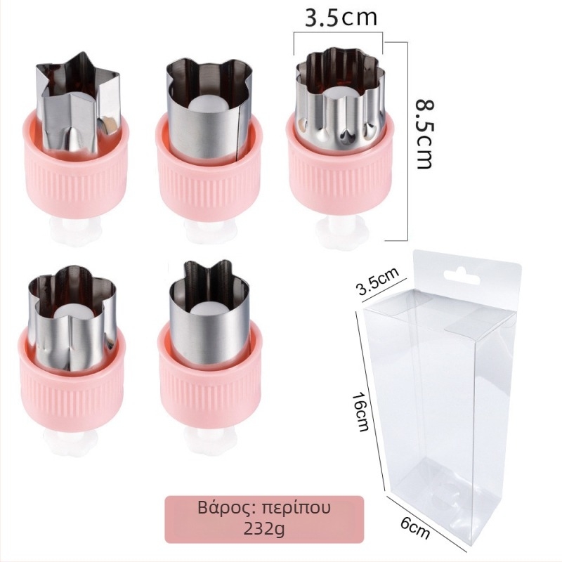 Μορφή ανάγλυφης κοπής – Ανοξείδωτο ατσάλι, Σχήμα Αστέρι, Σειρά Λουλουδιών, Pin Hengzuo