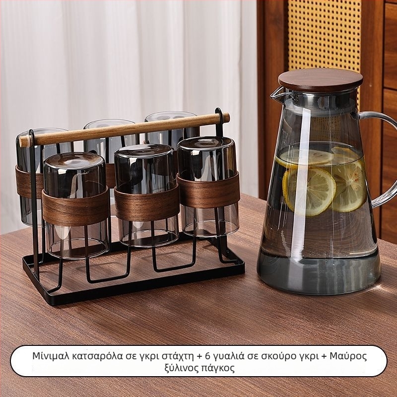 Σετ γυαλίνων φλυτζανιών τσαγιού, κινεζικού στυλ, γυαλί μπόροσίλι, θερμοανθεκτικό, ιδανικό για επιχειρηματικά δώρα