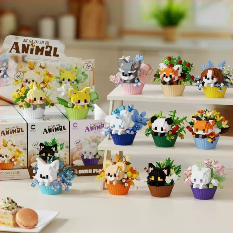 Σετ μικροπλαστικών δομικών μπλοκ για συναρμολόγηση και παζλ – 200–400 τεμάχια, συμβατά με άλλα τουβλάκια, 7–14 ετών, unisex