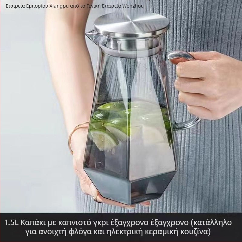 Xiangpu Γυάλινο σετ φλυτζανιών για τσάι – Βορειοευρωπαϊκού στυλ, θερμοανθεκτικό, οικιακή χρήση, εταιρικό δώρο