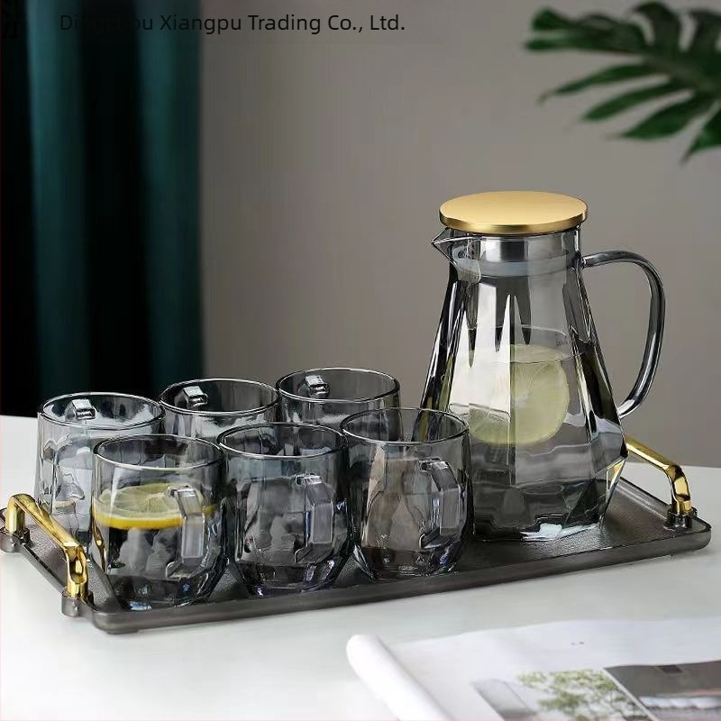 Xiangpu Γυάλινο σετ φλυτζανιών για τσάι – Βορειοευρωπαϊκού στυλ, θερμοανθεκτικό, οικιακή χρήση, εταιρικό δώρο