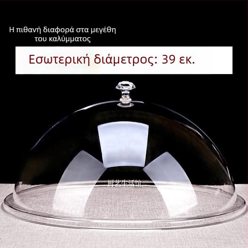 Κυκλικό πλαστικό καπάκι φαγητού, απλός σχεδιασμός, Κωδικός Cy